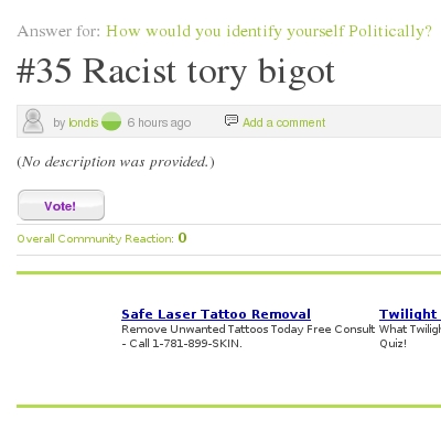 Google Ads Knows What Racist Tory Bigots Need